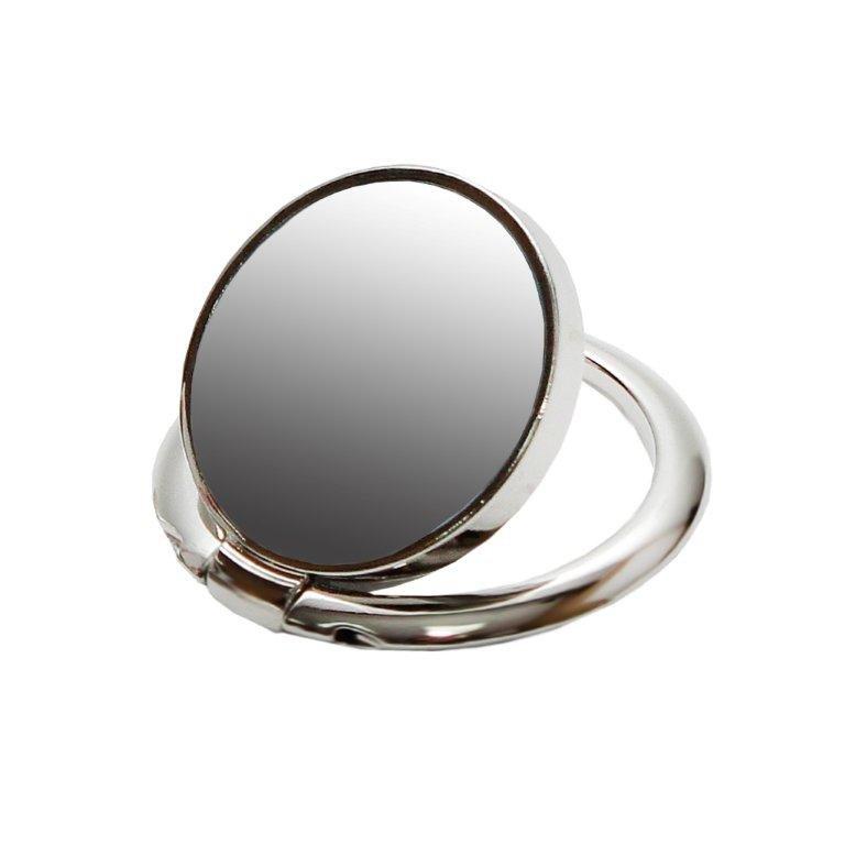 Держатель кольцо зеркальный i03 серебро ISA