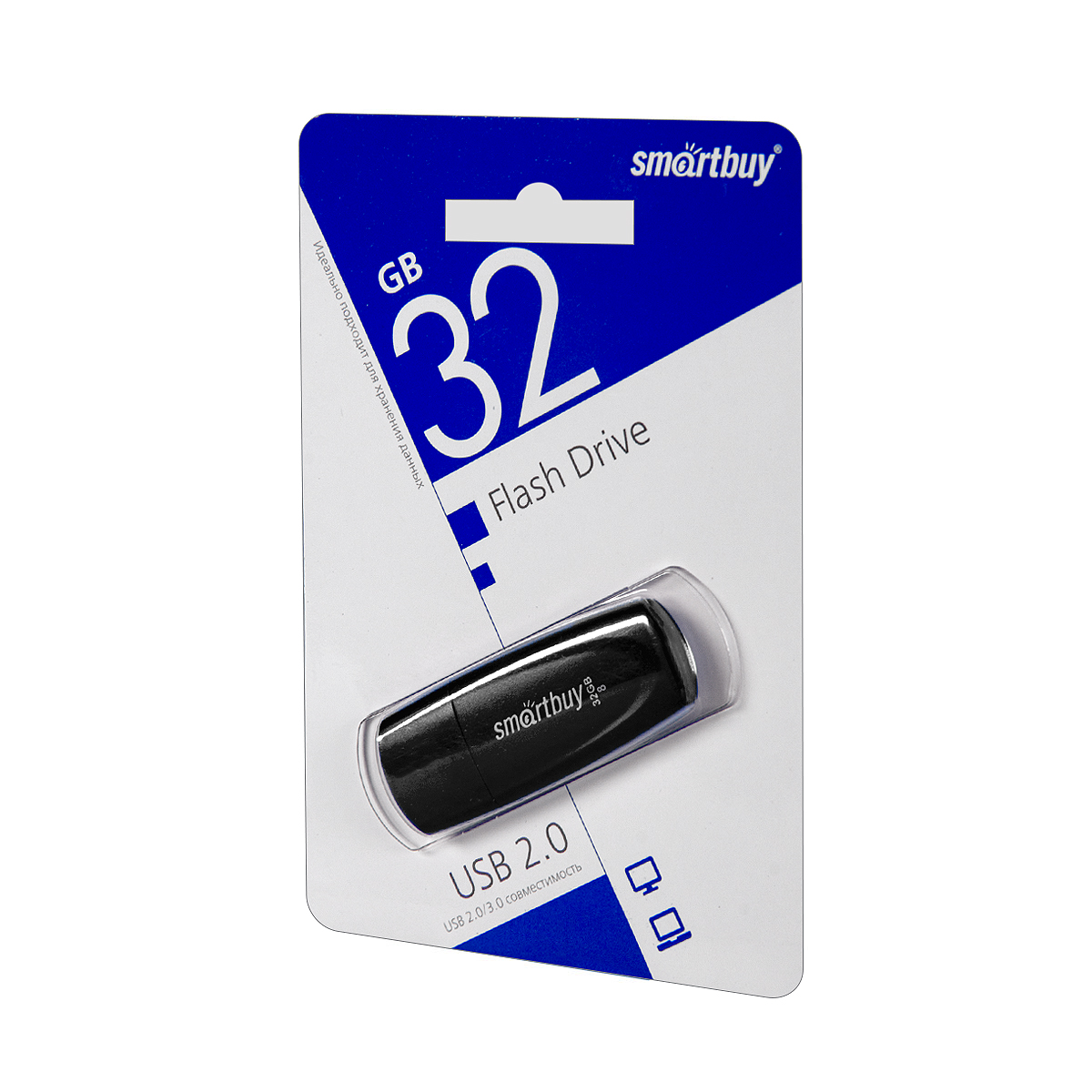 USB накопитель 32 GB Smart Buy Scout Black